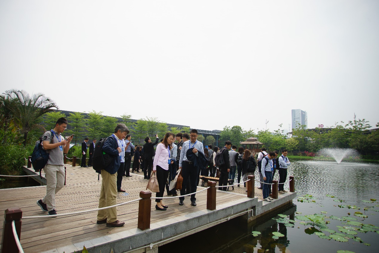 參觀海綿城市示范點